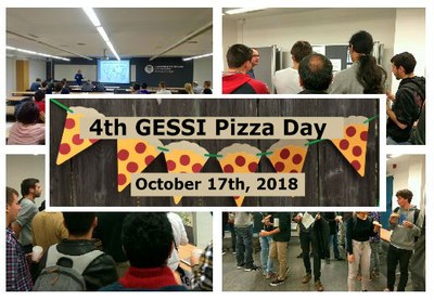 The 4th GESSI Pizza Day will be held by October 17th
